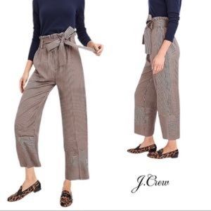 NWT J.Crew paper bag striped dress pants